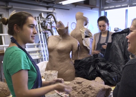 Students in Advanced Ceramics