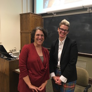 Professor Serena Zabin and Micki McElya of the University of Connecticut