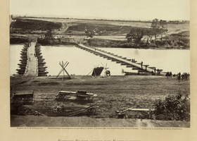 Timothy O'Sullivan, Pontoon Bridge, 1863