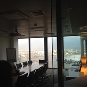 Meeting room from the 30th floor of Barclays