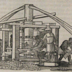 <strong>Figure 3.</strong> <em>Ox-Driven Sugarmill in Brazil</em>, 1648