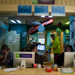 The ITS Help Desk with an undersea theme