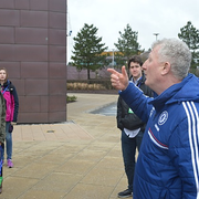 Gerry giving us a tour of the Chelsea facilities