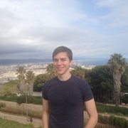 Doug enjoying the warm weather on his travel break in Spain