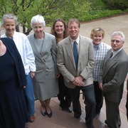 2002 25-year employees with President Robert Oden