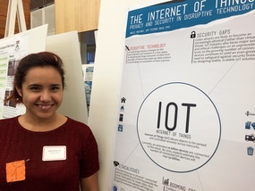 Nayely Martinez dug into the research behind the tech industry known as the Internet of Things.