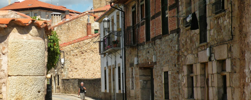 Street scene from Soria, Spain