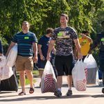 New Student Week move-in day, 2017
